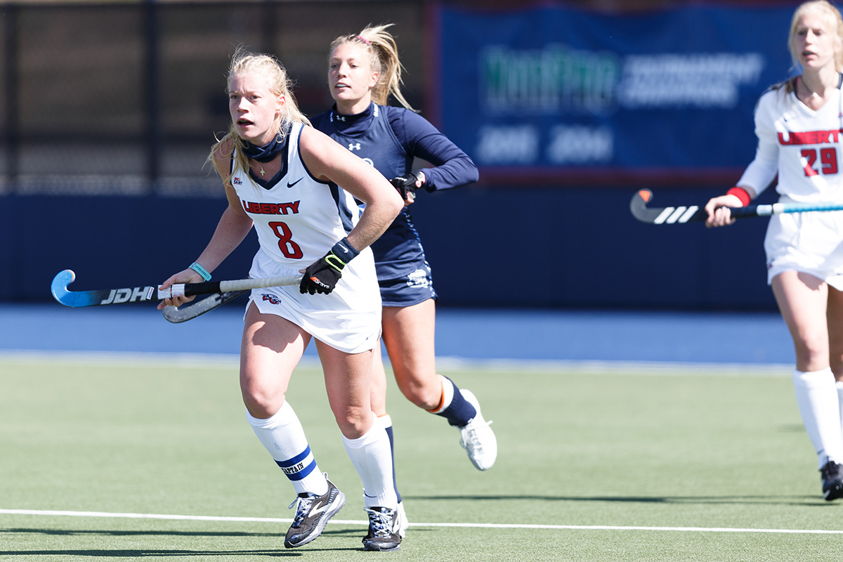 Liberty field hockey defender proud to share faith and sport during