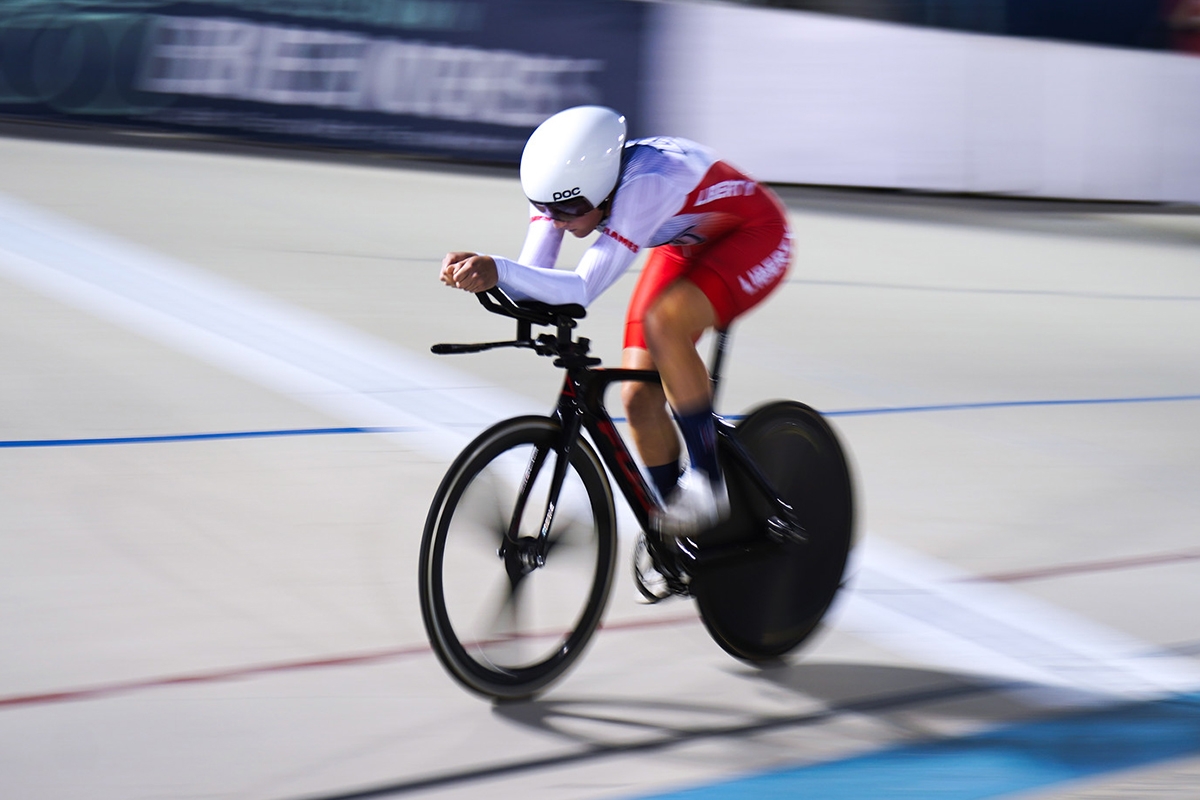 Liberty cyclist rides to silver, gold medals at track nationals » Liberty News