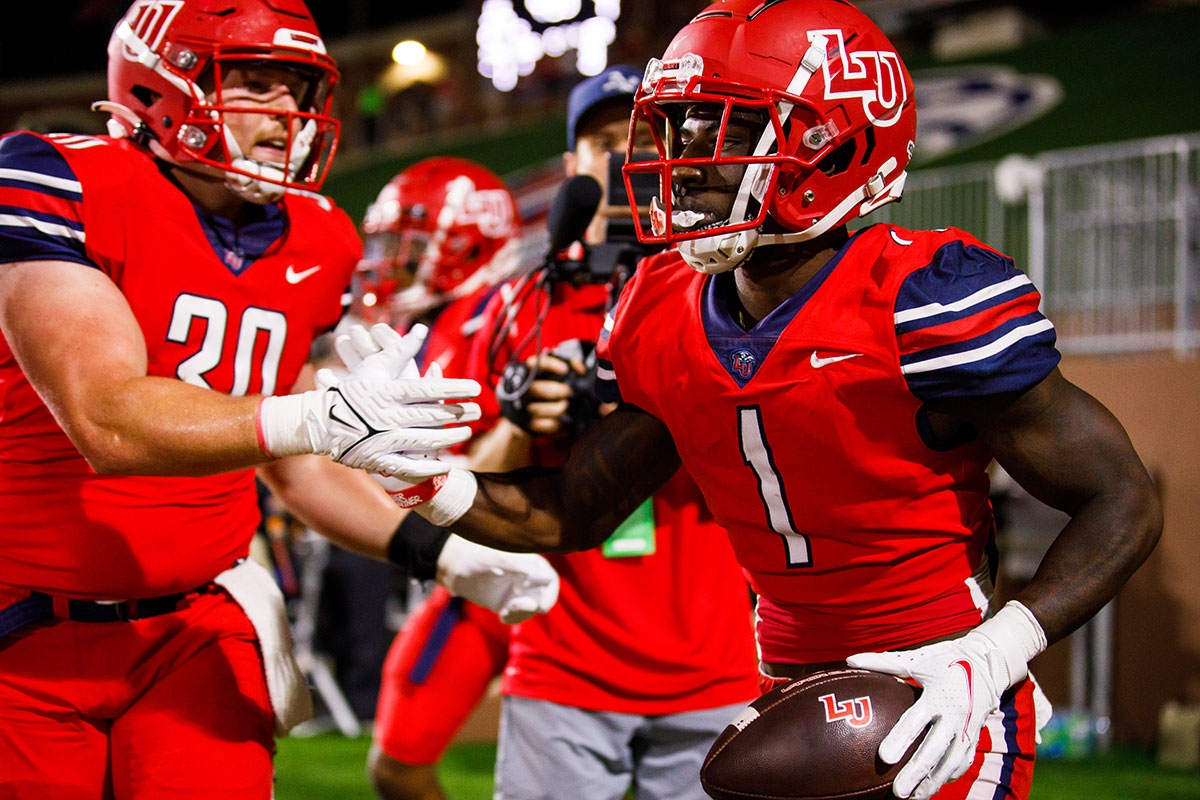 Liberty university football best sale helmet