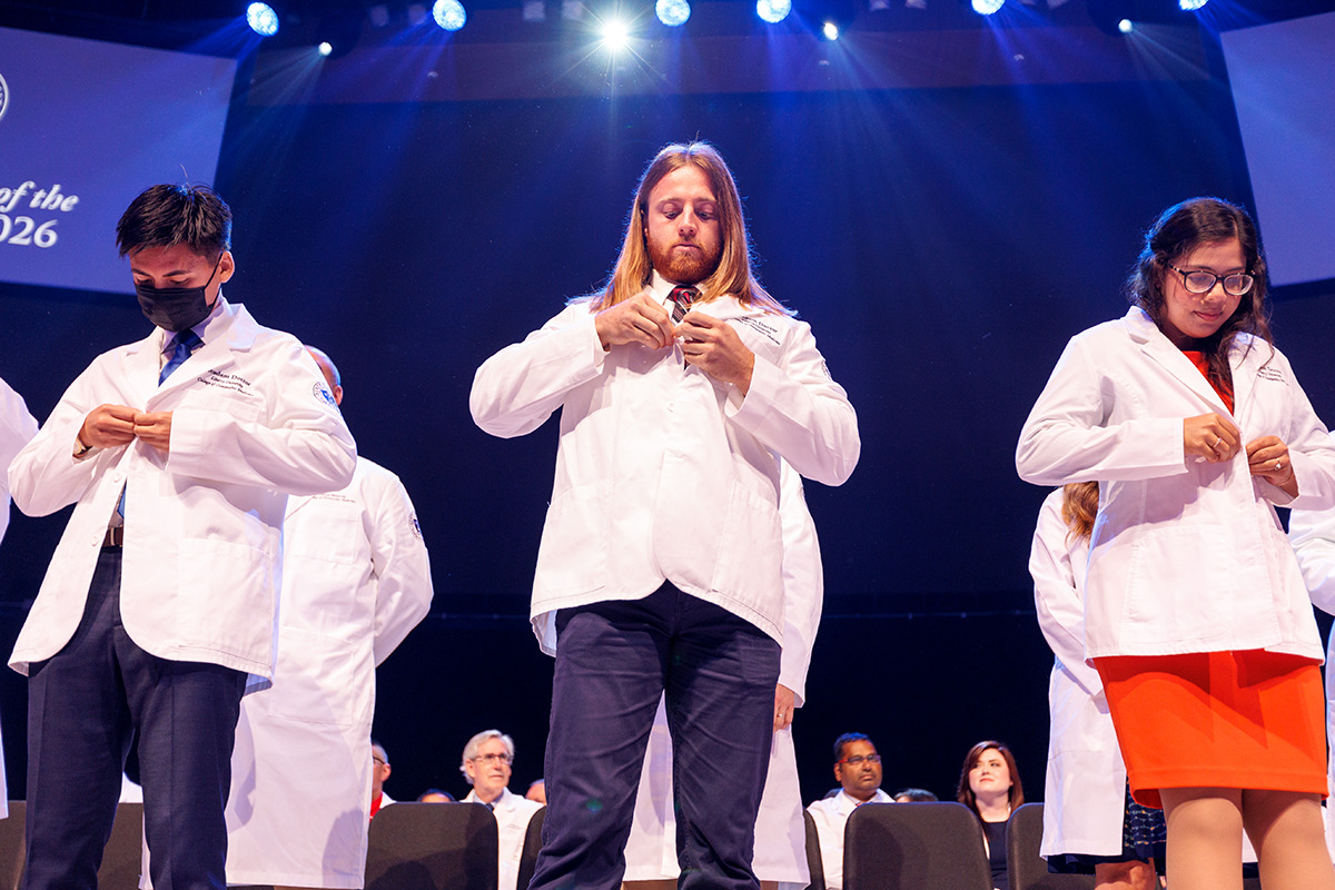 LUCOM recognizes the Class of 2026 during the annual White Coat Ceremony