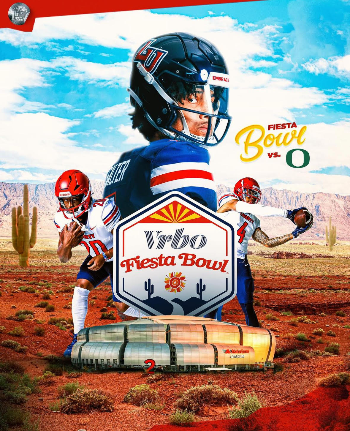 Liberty to play Oregon in 2023 Vrbo Fiesta Bowl Liberty News