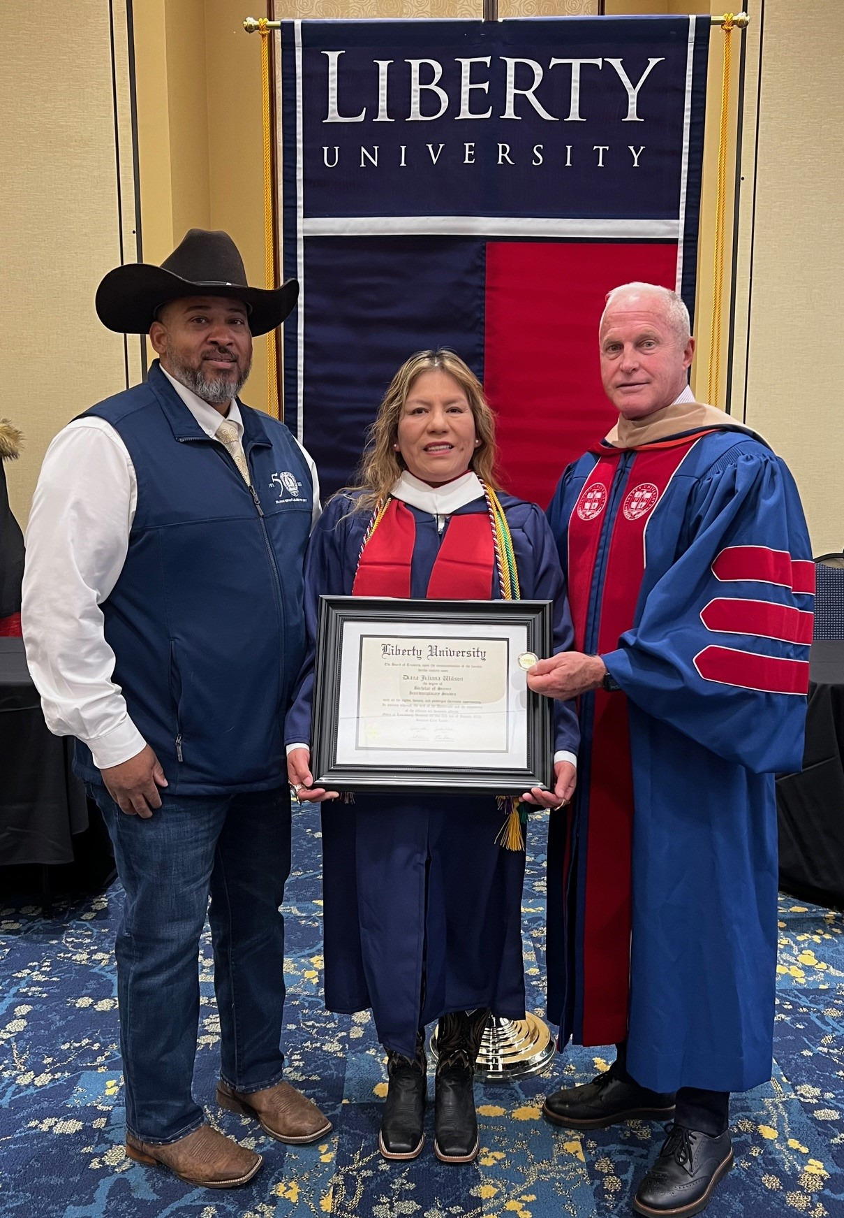 Liberty military graduates receive degrees during annual ceremony at