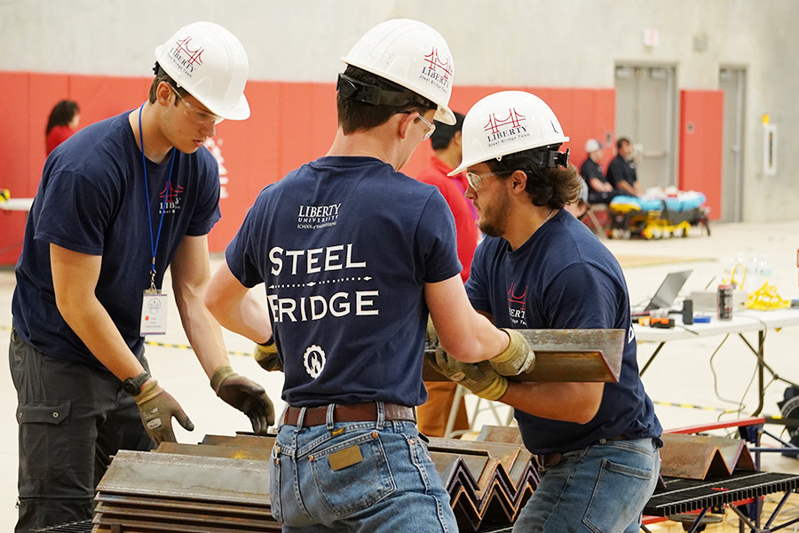 Liberty steel bridge team strengthens design for its first nationals in