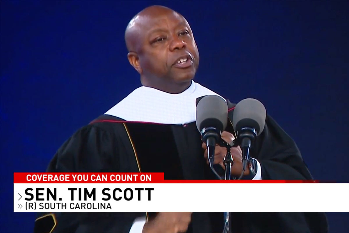 SC Senator Tim Scott gives Commencement Address at Liberty University