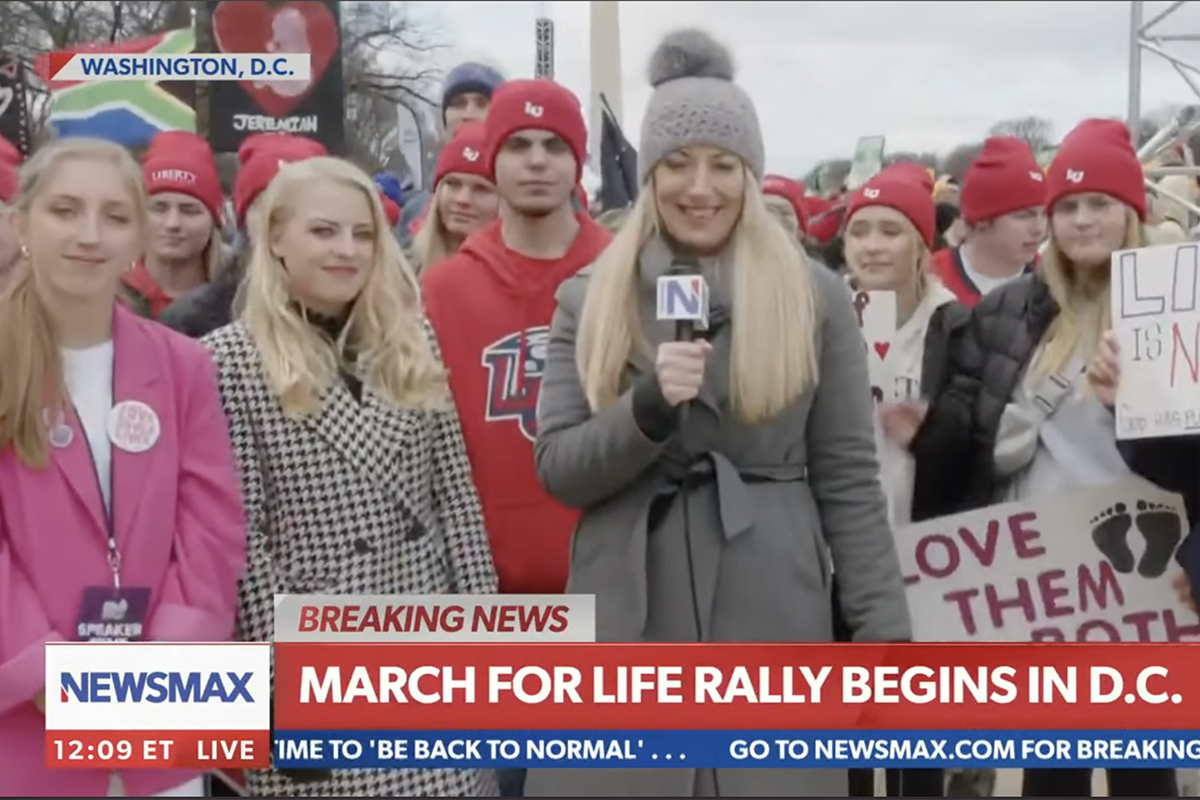 Newsmax: March for Life rally in D.C. aims to end abortion in America