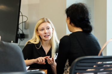 Subject matter expert advising parent