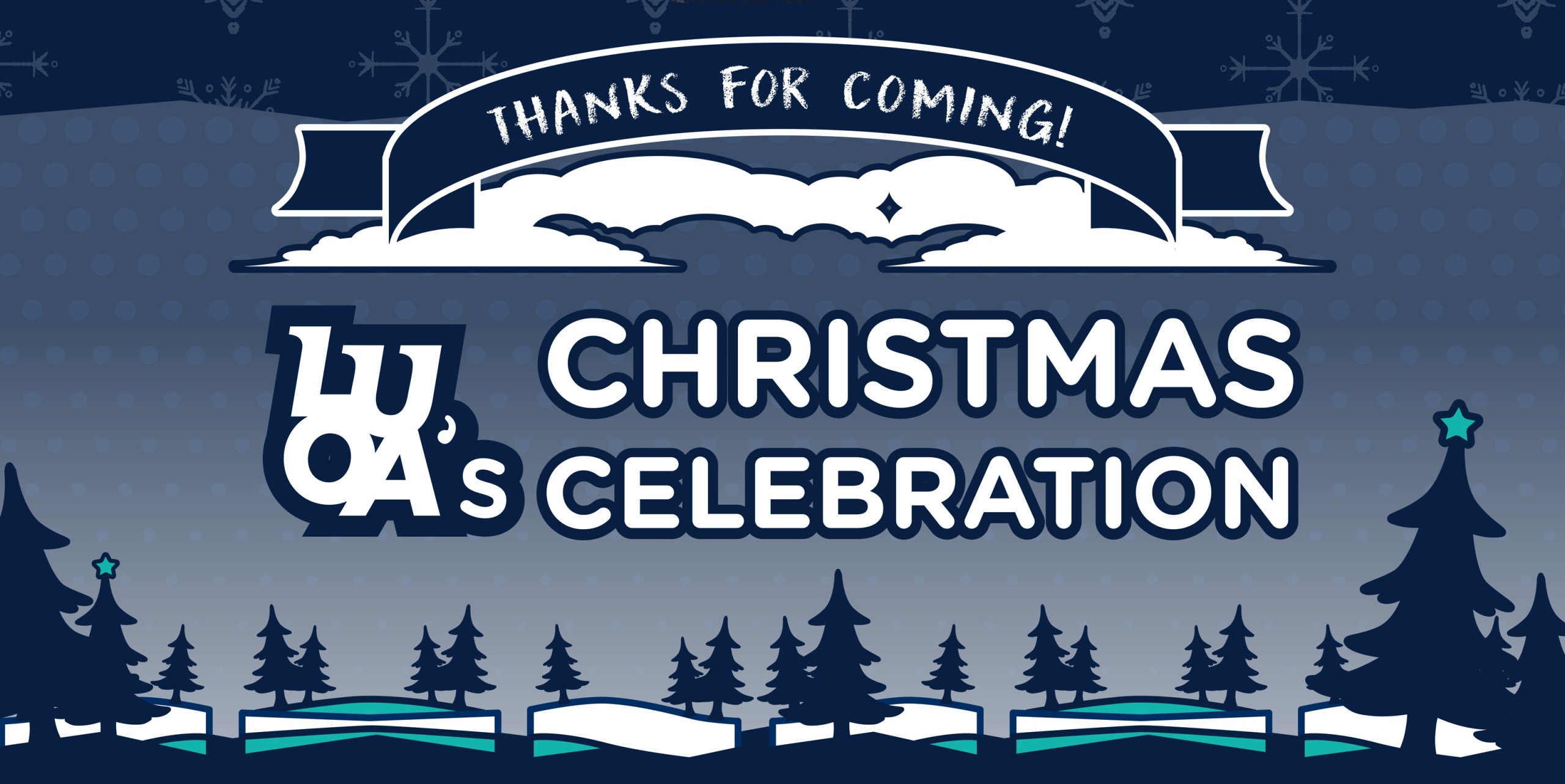 LUOA Christmas WelcomeSign