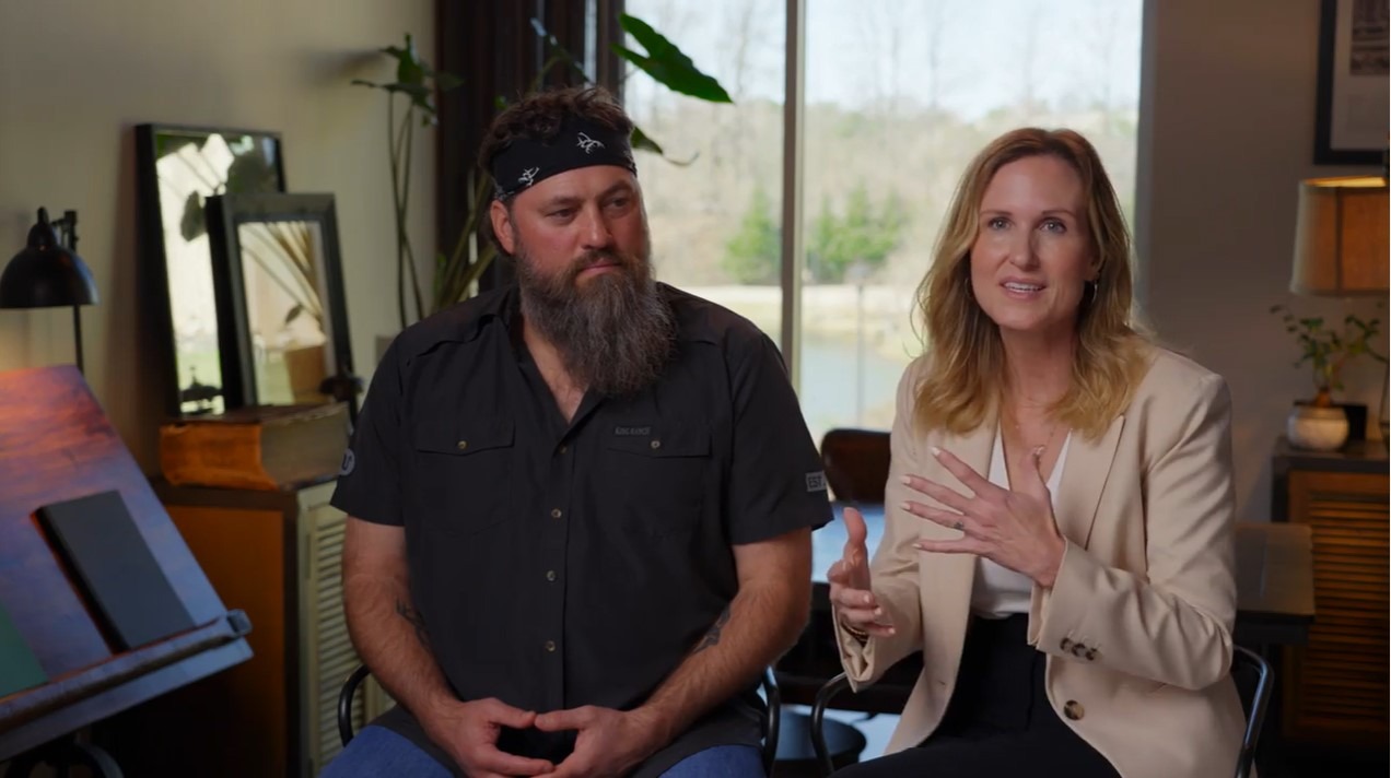 The Robertson parents giving LUOA testimonial