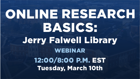 3.10.2026 Online Research Basics Jerry Falwell Library