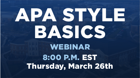 3.26.2026 APA Style Basics 7th Edition
