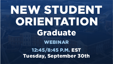 9.30.2025 New Student Orientation Graduate