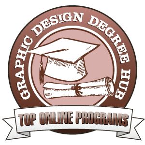 Graphic Design Degree Hub Top Online Programs Badge