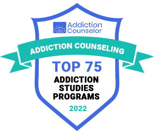 Addiction Counselor Badge Top 75