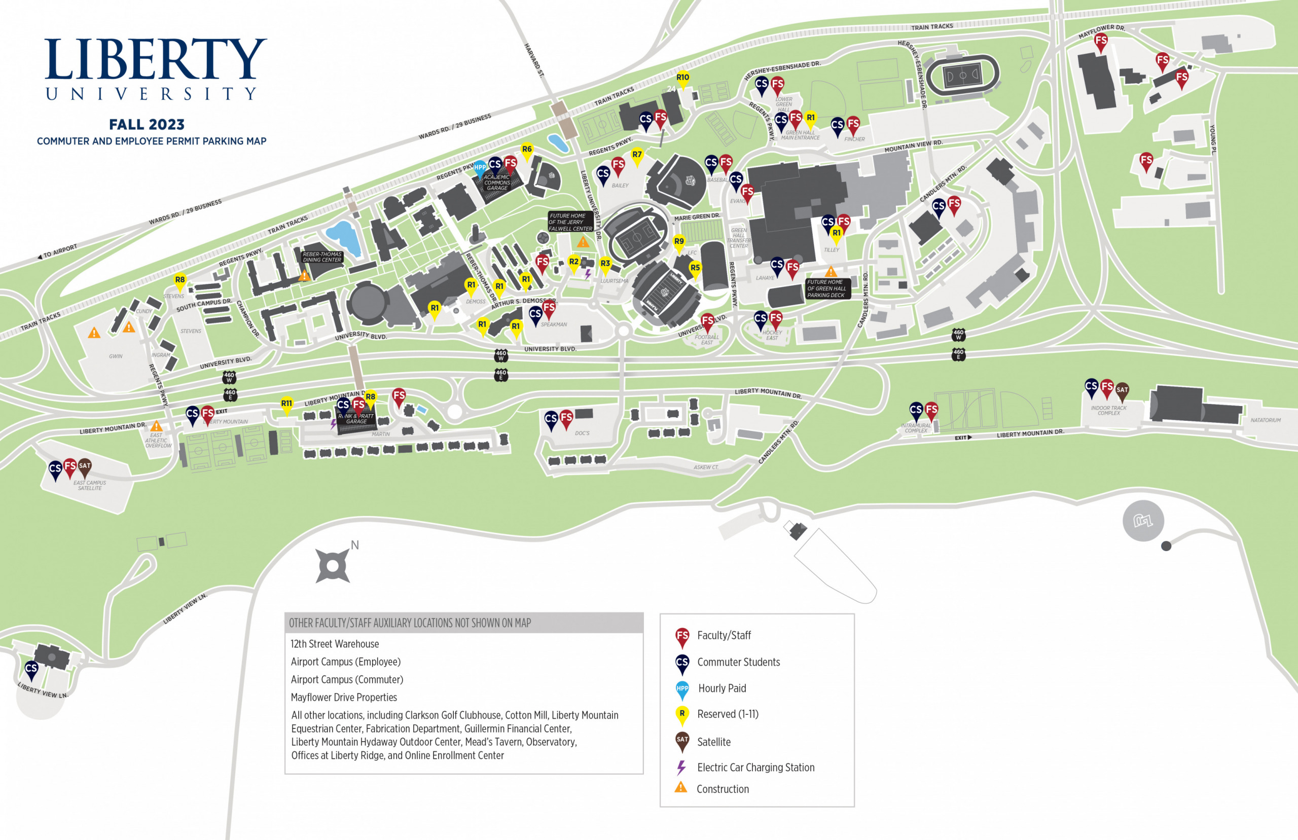 Liberty University Campus Map