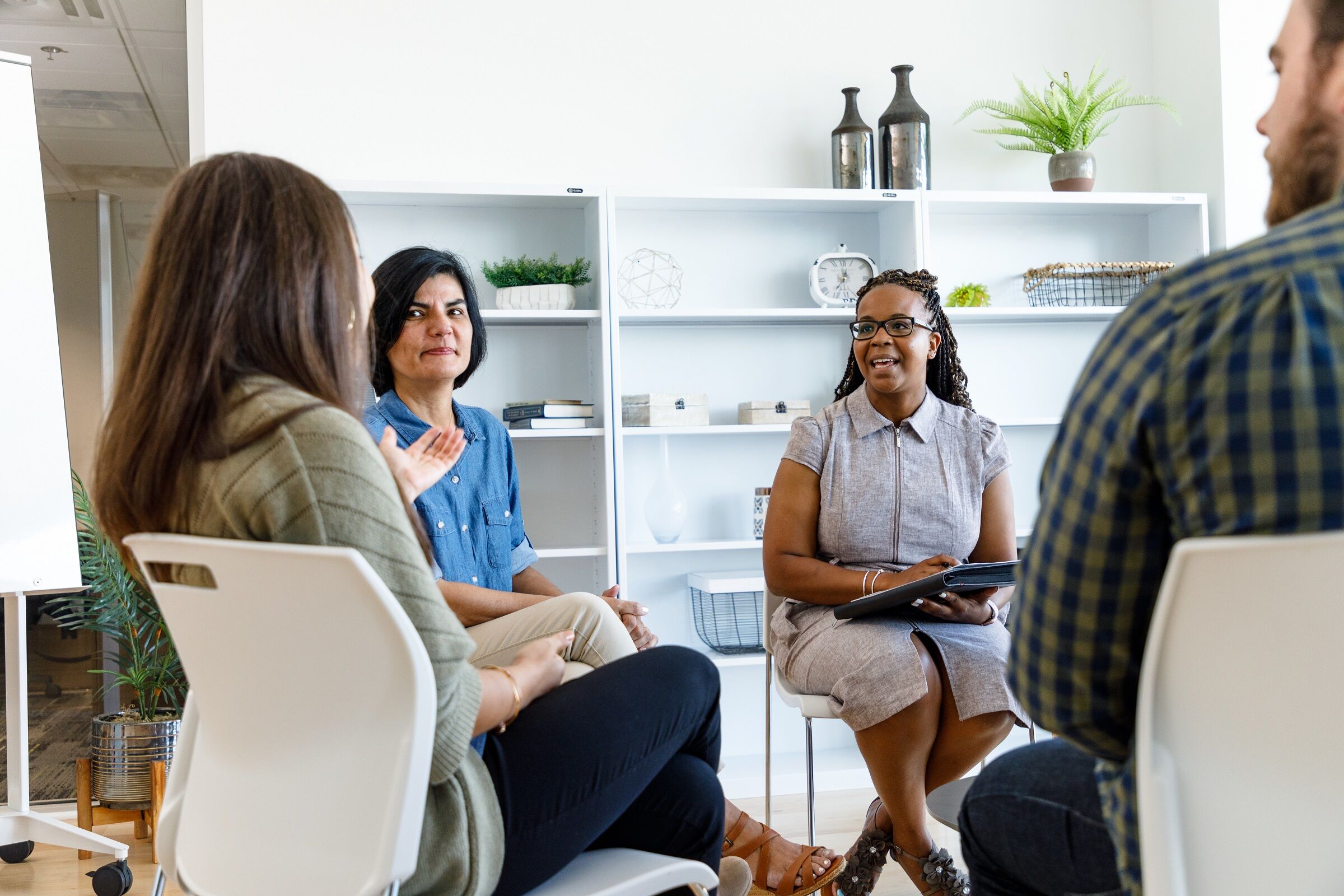 Group counseling shot
