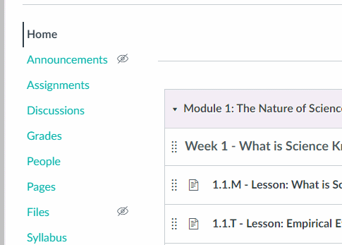 An image of the Gradebook