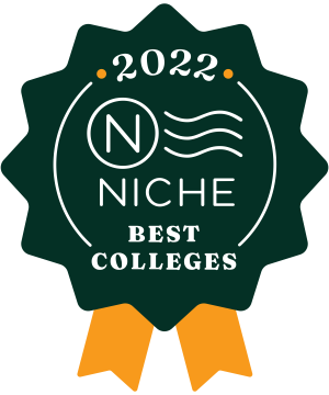 2020 Niche Best Colleges badge