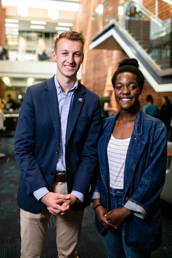 Honors Students Posing For Picture