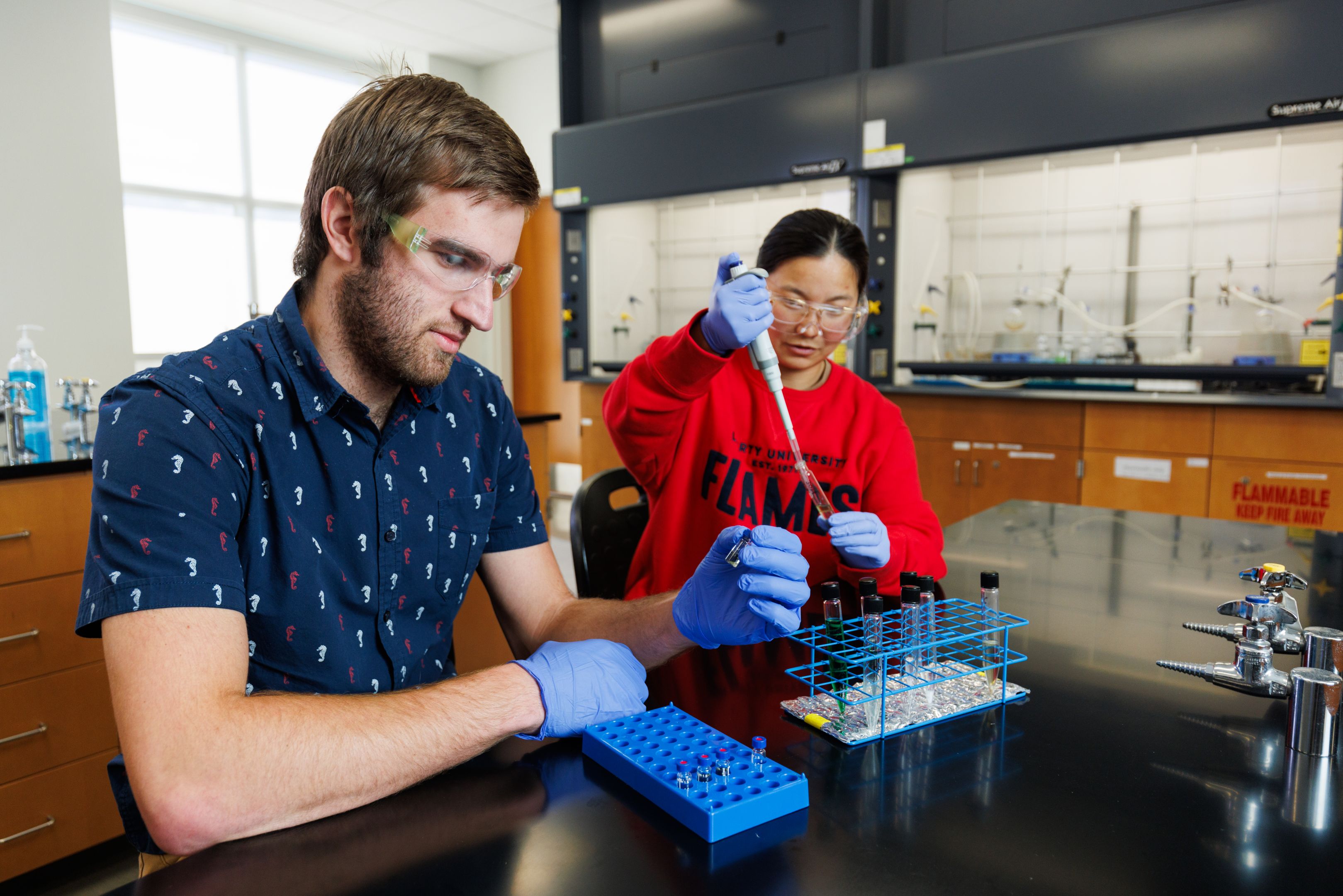 Liberty Biomedical Sciences Students