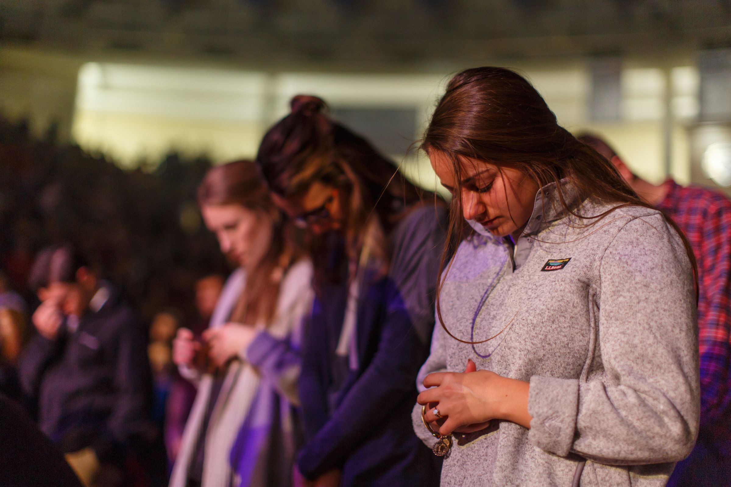 Liberty Students Praying
