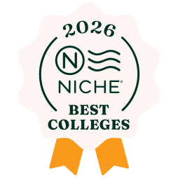 Niche Best Colleges Cream Colored Badge