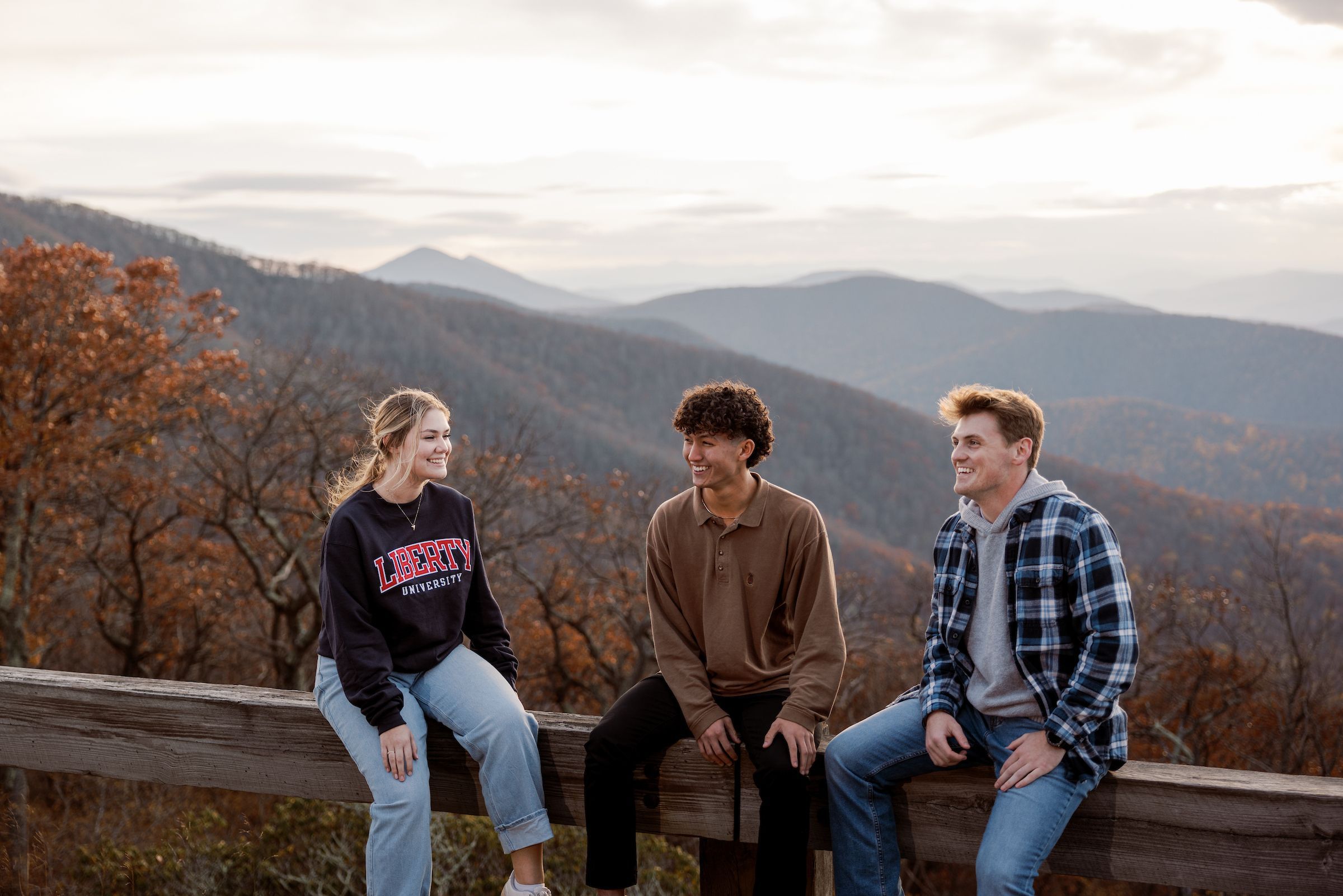 Students On Mountain