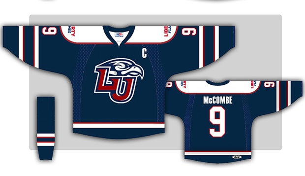liberty university hockey jersey