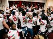 Liberty Celebrates after their 7th win of the season