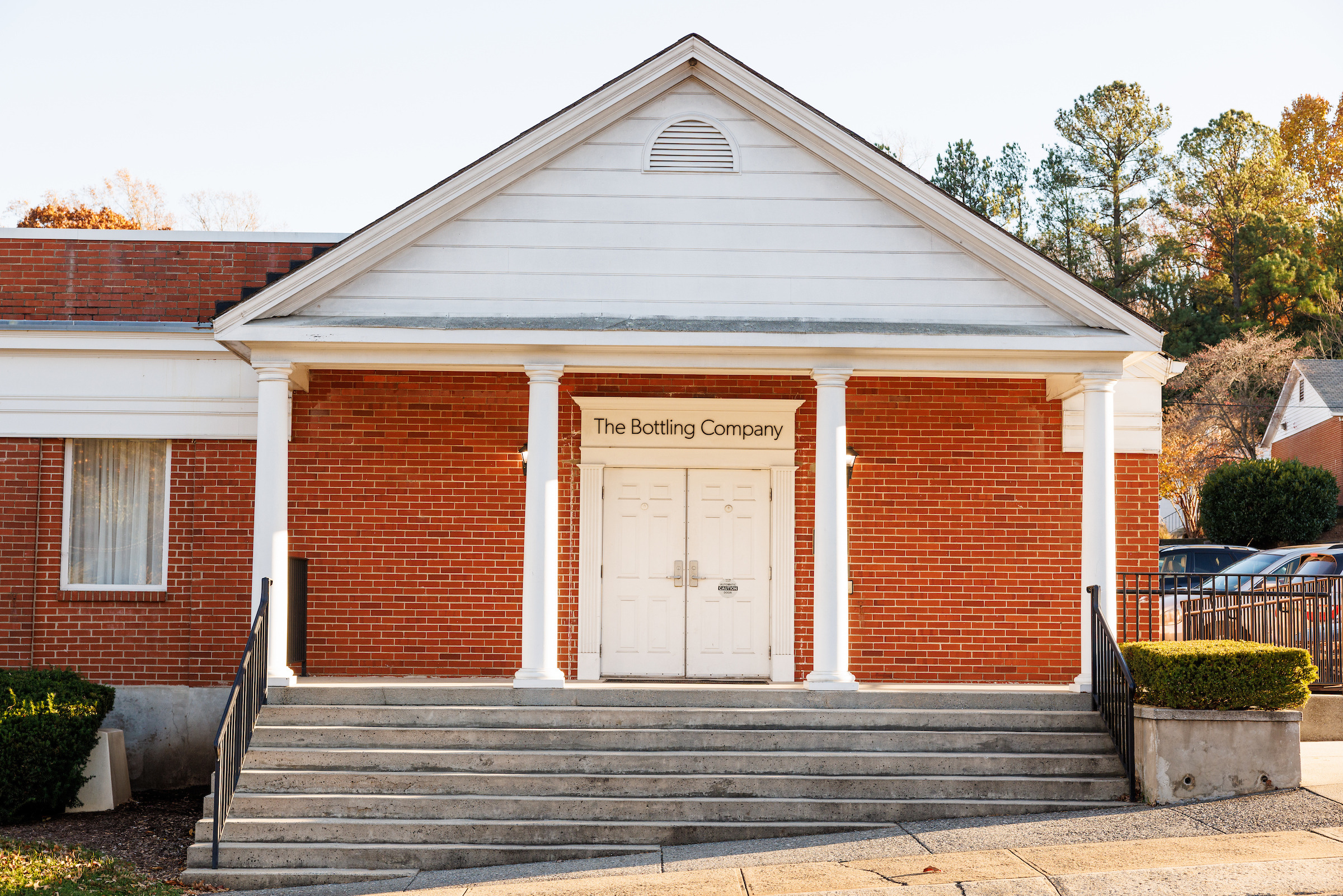 Outside view of Bottling Co Reception Hall