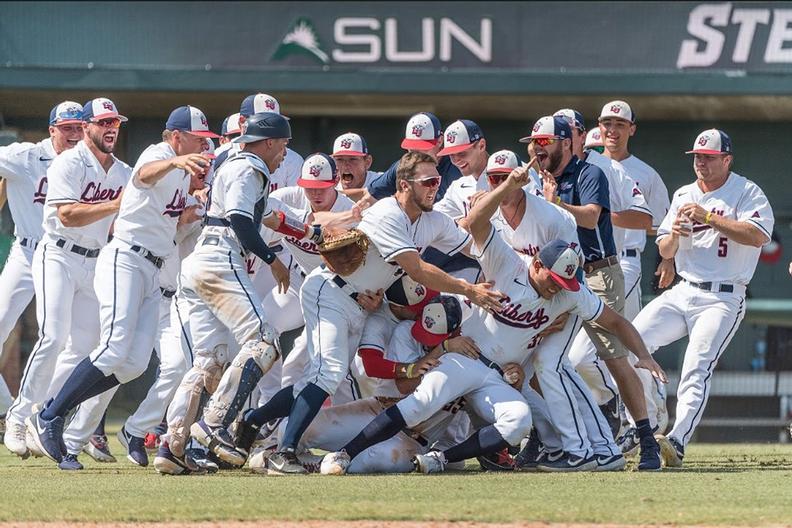 Baseball wins ASUN championship, seals bid to NCAA Regional Liberty