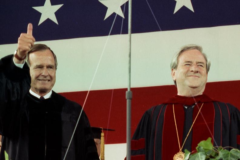Image result for jerry falwell sr with george bush